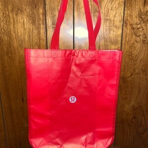 Lululemon Reusable Vibrant Red Bag